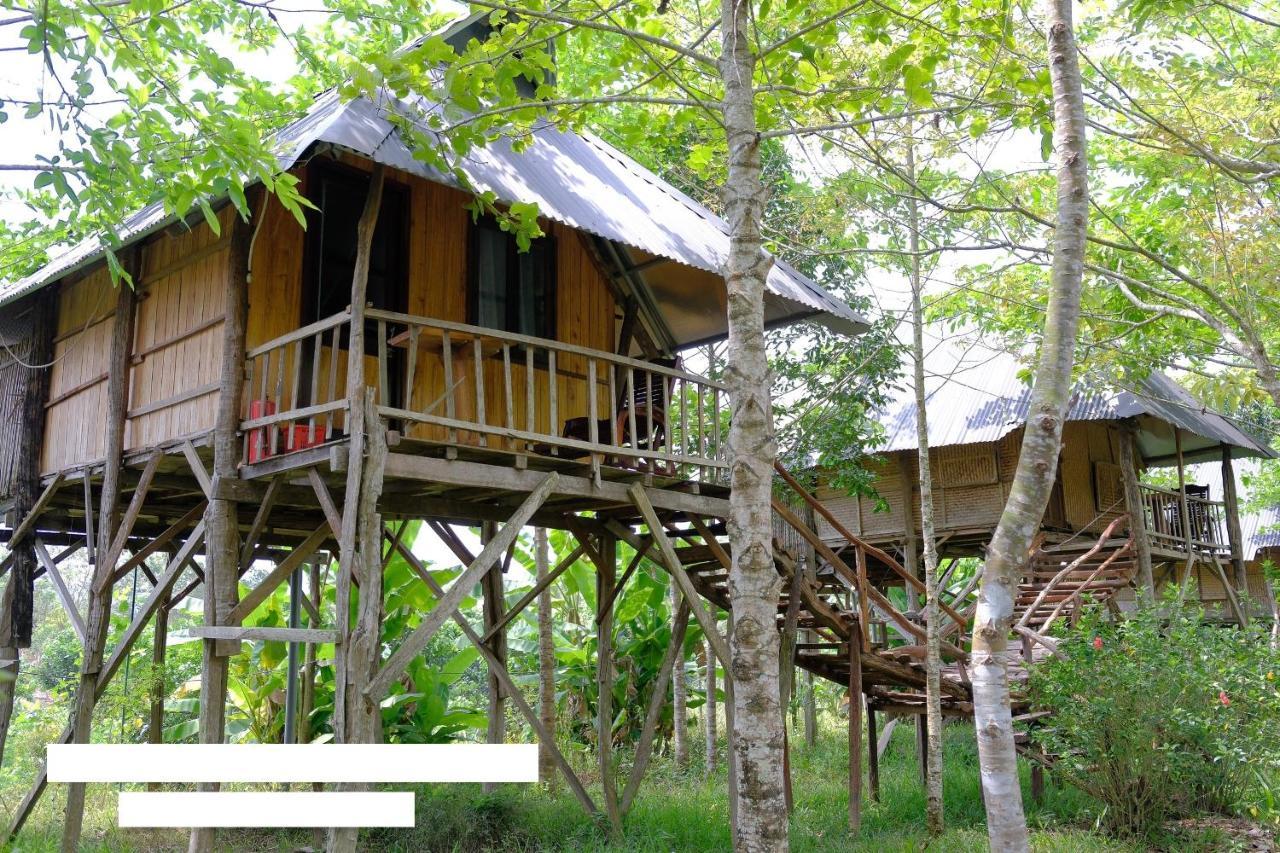 Sunny Field Eco Stilt House Villa Cát Tiên Eksteriør billede