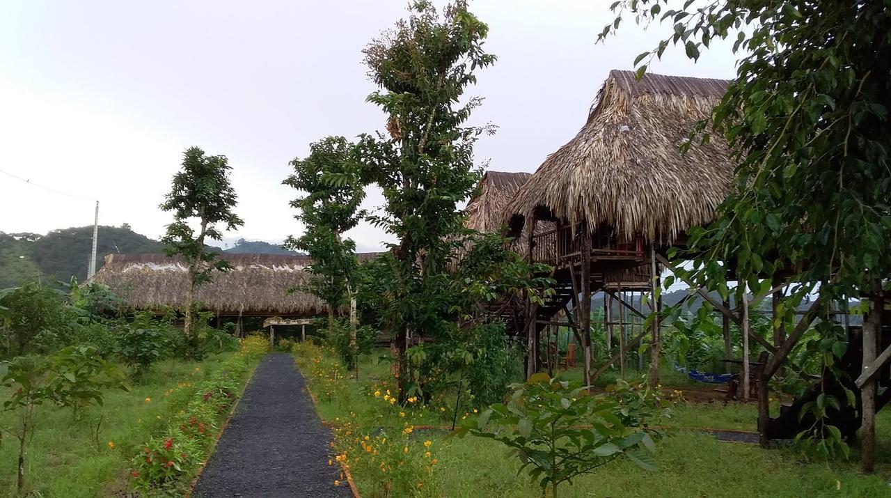 Sunny Field Eco Stilt House Villa Cát Tiên Eksteriør billede