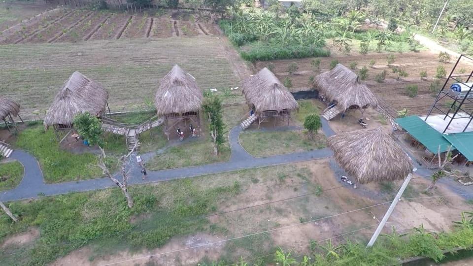 Sunny Field Eco Stilt House Villa Cát Tiên Eksteriør billede
